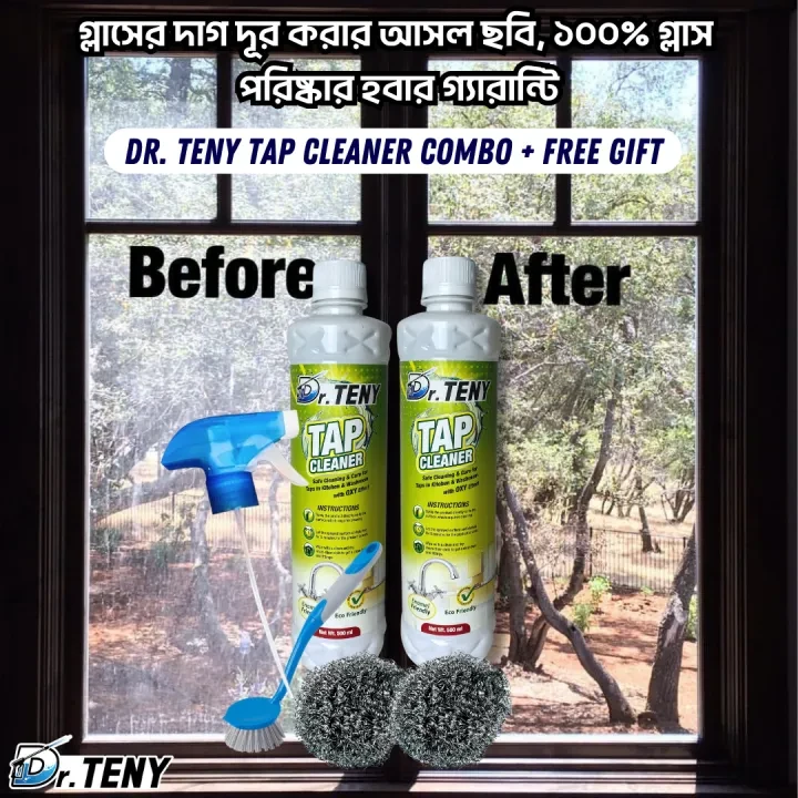 Dr Teny 2 piece Tap rust stain and glass cleaning spray + combo dr teny 500 ml - Image 5