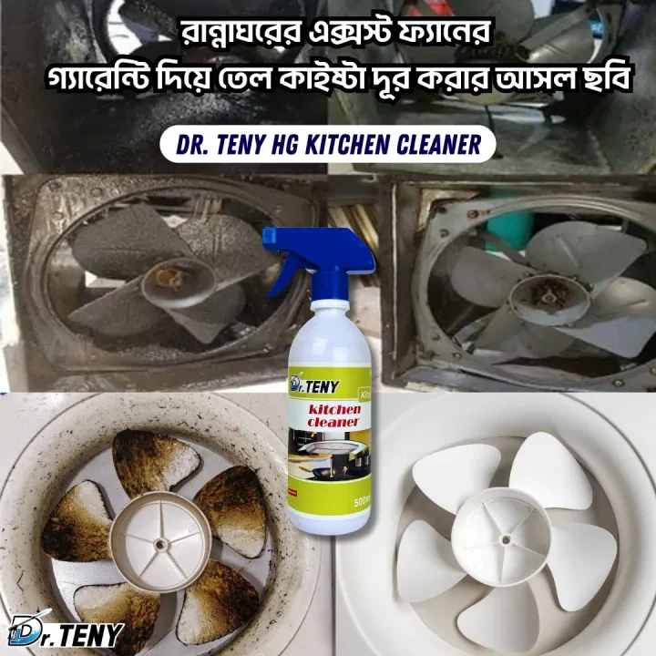 Dr. Teny Wow Cleaning Package Hg Kitchen, Hg Tiles and Tap Cleaner Spray 500 ml - Image 4