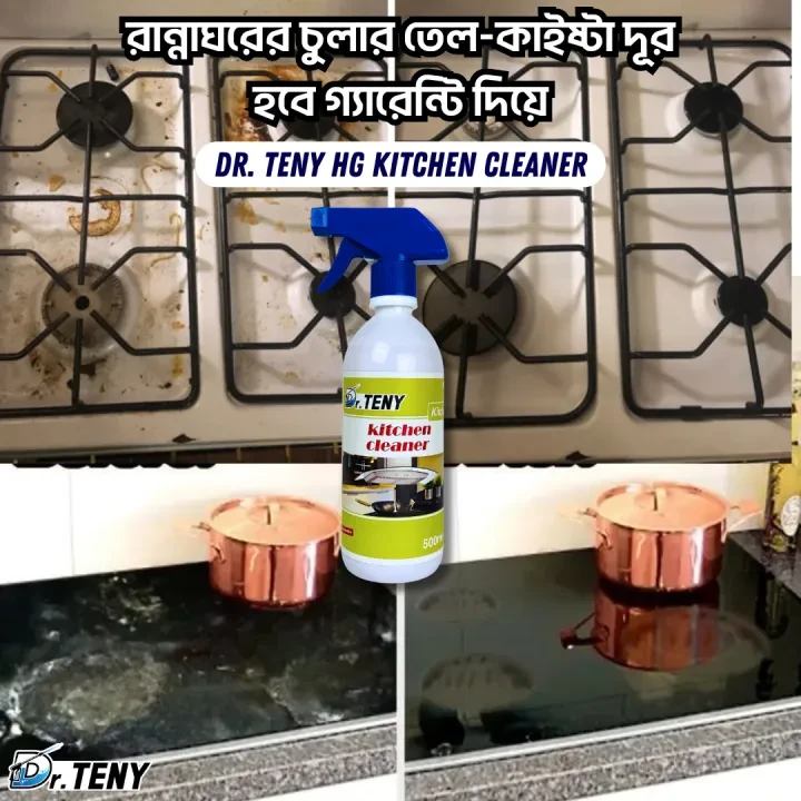 Dr. Teny Wow Cleaning Package Hg Kitchen, Hg Tiles and Tap Cleaner Spray 500 ml - Image 2
